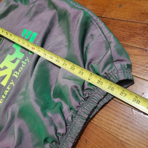Vintage Surf Pullover Jacket Mens Large Windbreaker Iridescent 90s Retro - Picture 10 of 13