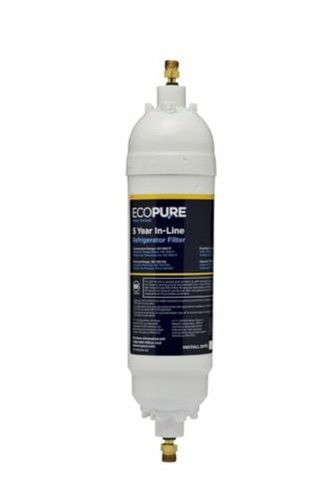 5 Year In-Line Refrigerator Filter Universal 1/4" Compression Push Connect - Picture 2 of 3