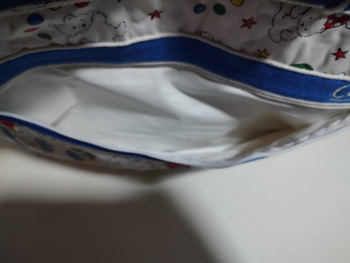 Vintage 80s 90s Carter's Diaper Bag - Bears Balloons Balls - Blue White *RARE* - Picture 13 of 23