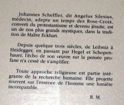 De la vie au-delà des sens Böhme / L'errant chérubinique Angelus Silesius. - Picture 3 of 3