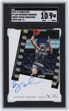 Anfernee Hardaway Magic Signed 2021-22 Panini Noir #FF-ANF #1/1 SGC 9/10 Card