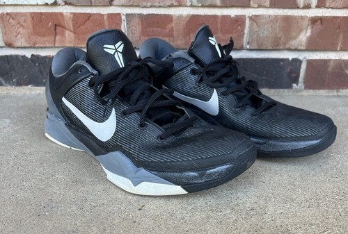 Herren Nike Zoom Kobe 7 VII Schwarz Wolf 488371-001 Größe 10 Schuhe - Bild 1 von 11