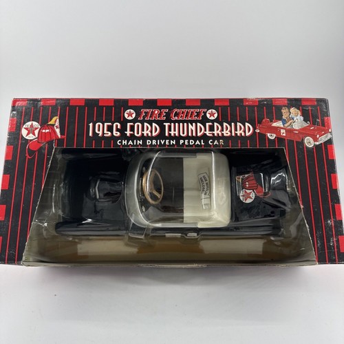 Ford Thunderbird 1956 Chain Driven Pedal Bank Gearbox Texaco Fire Chief Toy NIB