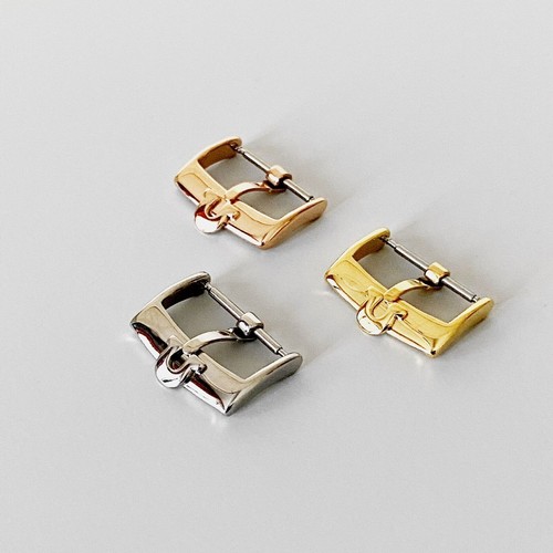 New 14mm 16mm 18mm 20mm Stainless Steel Watch Strap Buckle For Omega Silver Gold - Picture 1 of 12