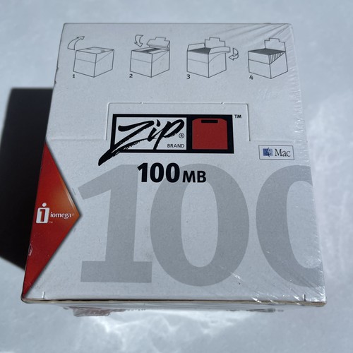 10x Disks Iomega Zip Disk 100mb Mac formatted Factory Sealed - Picture 8 of 9