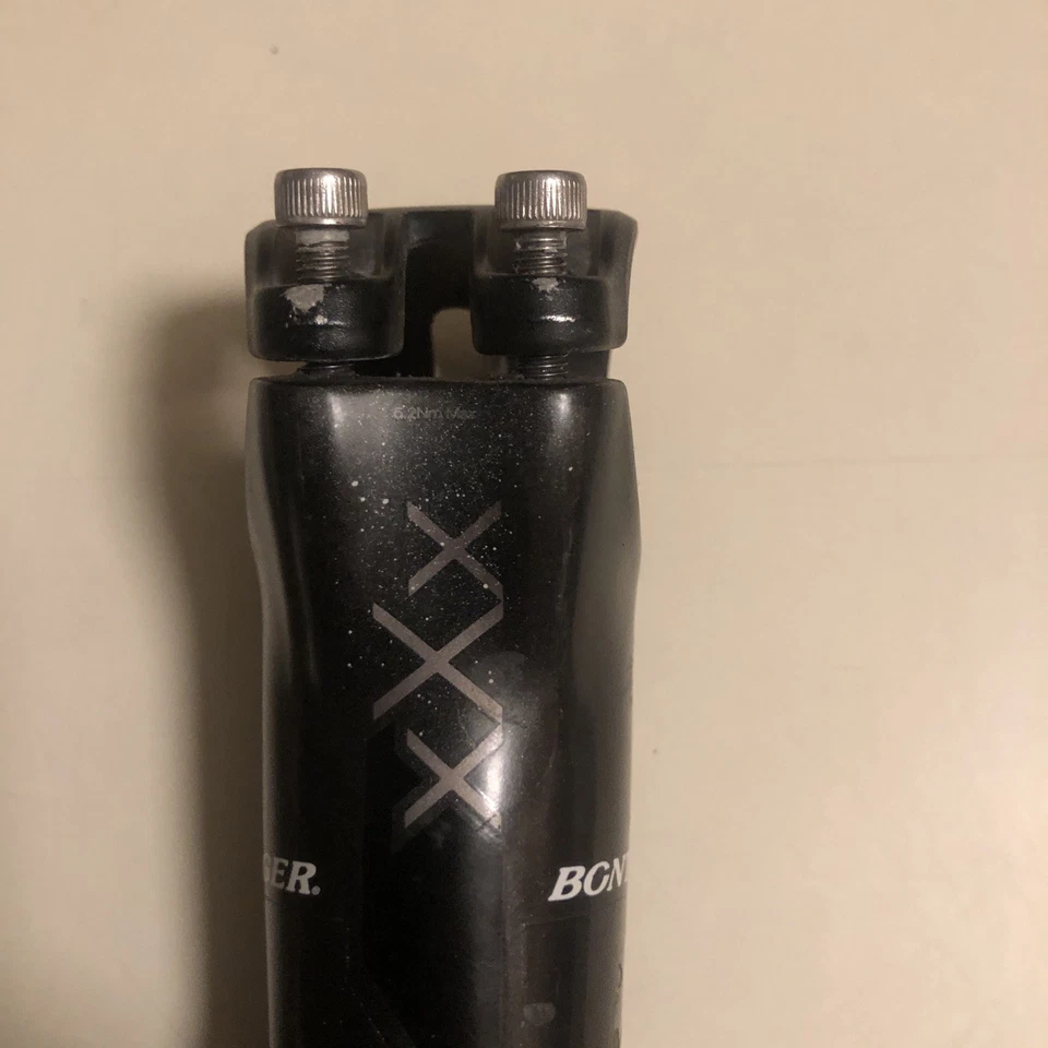 Bontrager XXX Carbon Stem 100 mm 7 degree 31.8 gloss black light road bike - Image 2 of 4