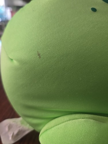 Selten Moshi grüner Frosch Plüsch Plumpez Kissen Mikroperlen Schaumstoffpellets Stofftier - Bild 10 von 17