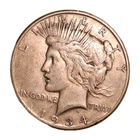 Much Tougher Date 1934-S Silver Peace Dollar Nice Patina Probably Album Toned