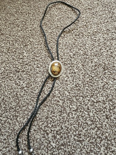 Lot of 2 men's bolo ties western cowboy