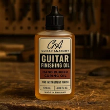Guitar Anatomy Finishing Oil – High Build Fast-Drying Oil for Guitar Necks, Body