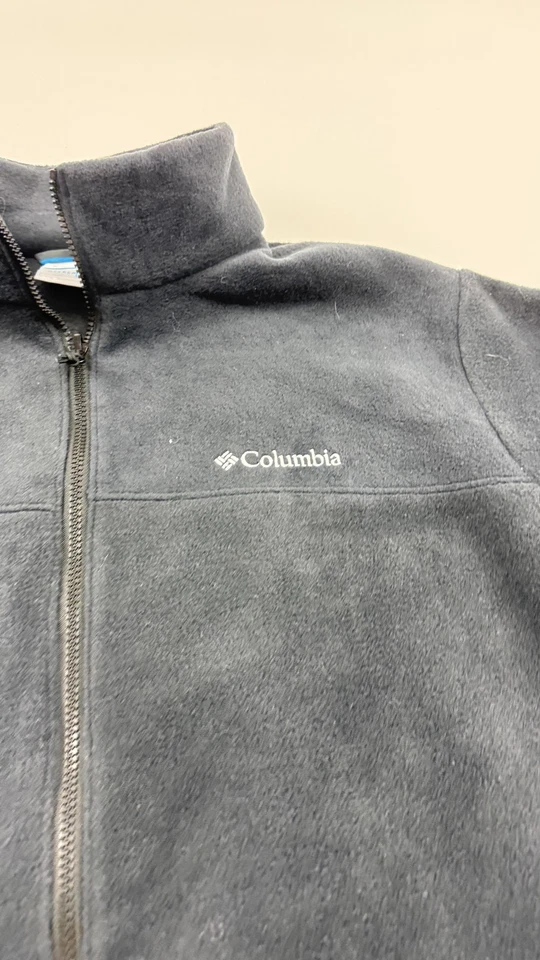 Columbia Jacket Mens XL Black Interchange Fleece Full Zip Outdoor Coat - Image 4 of 4