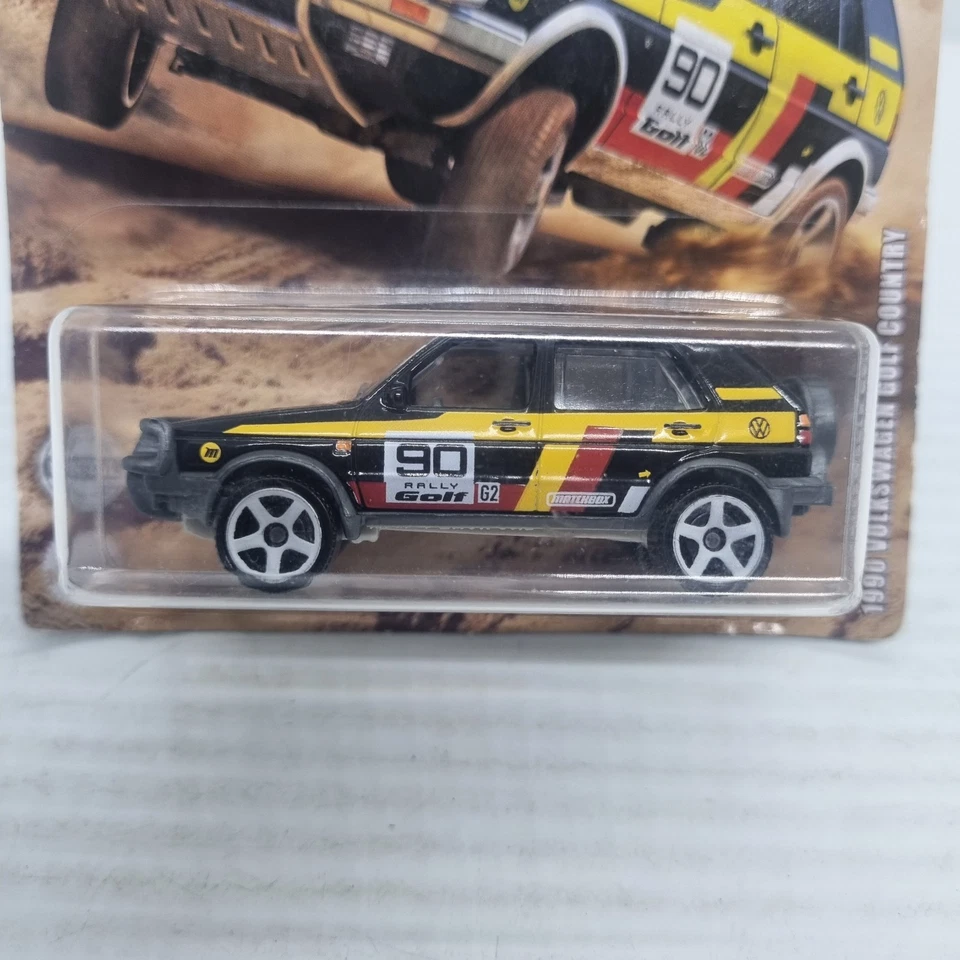 1:64 1990 Volkswagen Golf Country "Off Road Rally" Matchbox GTL14 Diecast Model  - Image 3 of 4