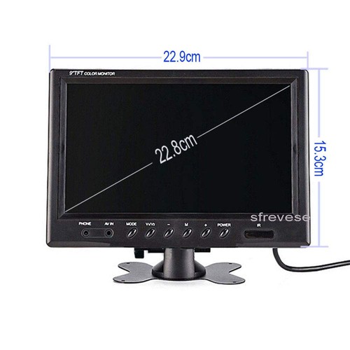 Vehicle Backup Camera and 9 inch Screen Monitor Kit + IR Night Vision Reverse... - Bild 2 von 9