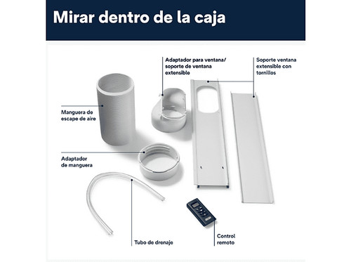 Aire acondicionado portátil - De'Longhi Pinguino PAC EM90 Silent, 2450 fg/h,90m³ - Imagen 6 de 6