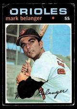 1971 Topps #99 Mark Belanger - Baltimore Orioles (Low Grade)