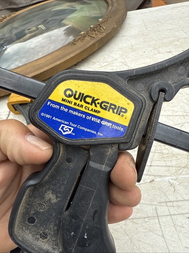 American Tool 6" Quick Grip Bar Clamps Mini USA Made. Missing One Jaw Cover - Picture 8 of 15