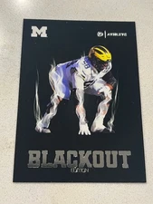 GIOVANNI EL-HADI 2025 ONIT Michigan Wolverines Football BLACKOUT short print qty