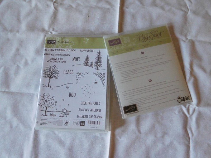 Stampin' Up! Happy Scenes Photopolymer plus window & windowbox thinlit