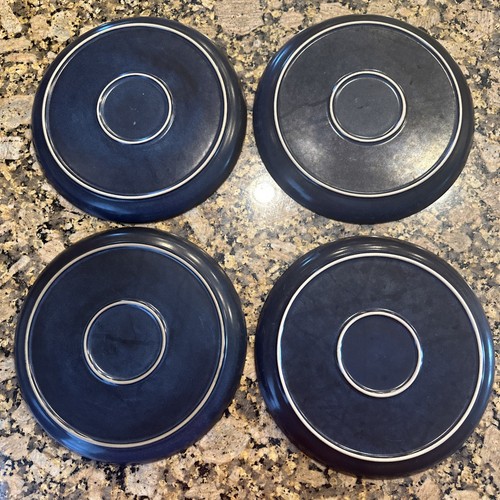 4 DENBY KISMET BLUE Dinnerware Daisy Pattern, 10" DINNER PLATES Set of 4 - Picture 14 of 14