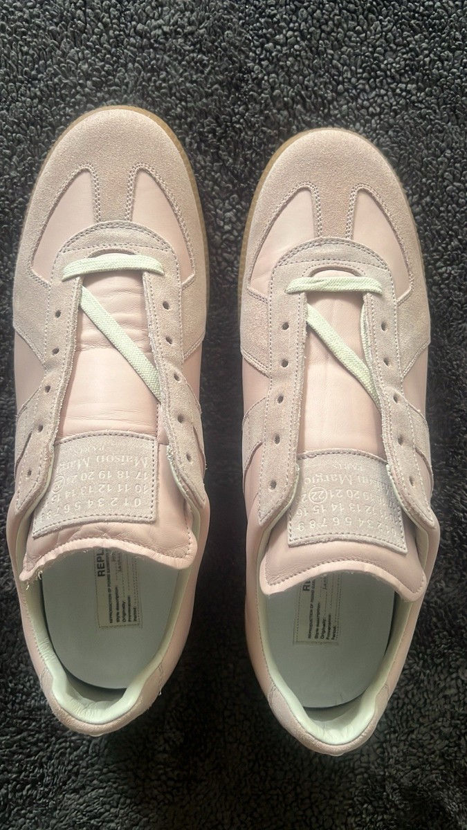 Maison Martin Margiela Replica 革靴 ベージュ45 maison margiela Sneaker Pink Calfskin Sz 45 | eBay