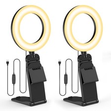2Packs-Ring Light for Computer Laptop,Video Conference Lighting kit for Zoom ...