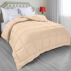 All Season Down Alternative Quilted King Comforter, Duvet Insert with Corner .