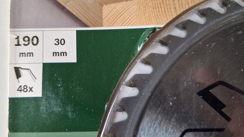 BOSCH HM Kreissägeblatt 190 mm x 30 mm x 24 Zähne für AEG Makita Metabo Ryobi .. - Bild 4 von 5