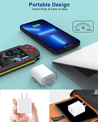 iPhone Charger Fast Charging,iPhone Fast Charger 2Pack Type C Fast Charger 6FT - 第 3/8 張圖片