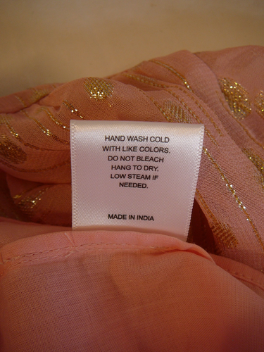 ALovesA Dillard's NWT Girl 6 Dress Smocked Blush Pink Gold Social Holiday Party - Picture 6 of 6