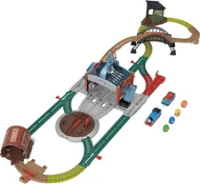 Thomas & Friends Motorized Toy Train Set Load & Launch Barrel Delivery Play NEW