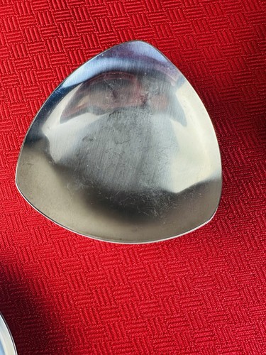 Vintage 4 Lot Stelton Denmark Edelstahl Kerzenhalter/Minischale Modernist 3" - Bild 5 von 10