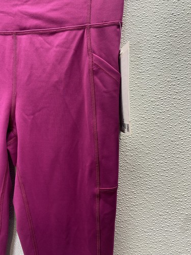 Lululemon Womens Invigorate High Rise Leggings 25" Size 8 Magenta - Picture 4 of 11