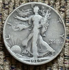1919 S Walking Liberty Silver Half Dollar 50C | Walker Coin - 90% Silver
