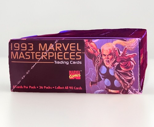 1993 Skybox Marvel Masterpieces Final Edition 1 Sealed Pack - Picture 10 of 14