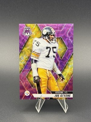2025 Panini Mosaic - Joe Greene #190 Purple Scope Prizm