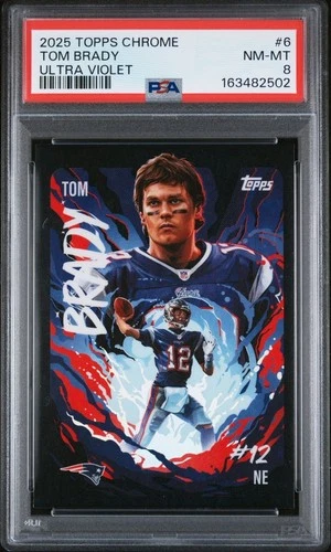 2025 Topps Chrome Tom Brady Base (RAW)