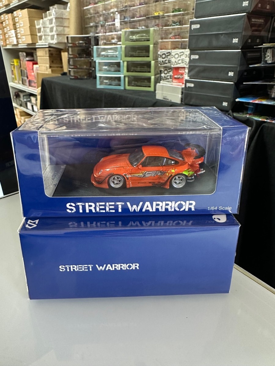PORSCHE RWB 993 LOW TAIL ORANGE FAST & FURIOUS 1/64 CAR BY STREET