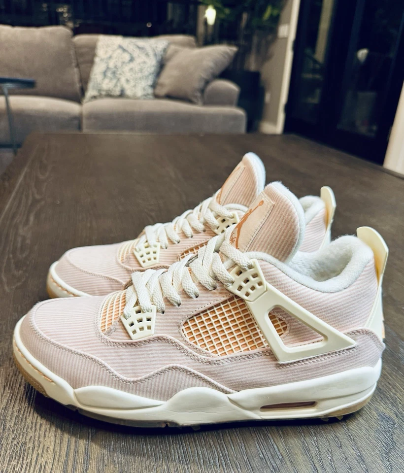 Nike Air Jordan 4 NRG Seersucker Golf - US Men’s Size 11 CZ2439-101 - Image 2 of 4