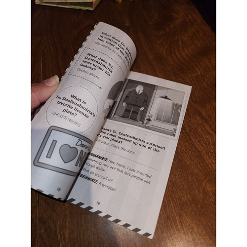 Phineas And Ferb Disney Agent P's Top Secret Joke Book Paperback - Picture 4 of 5