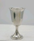 Lullaby Sterling Silver S250 Vintage Chalice Footed Childs Wine Goblet 4.5"