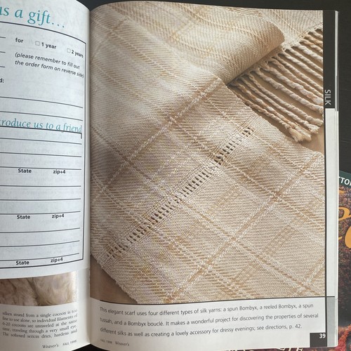 3 Issues WEAVER'S Magazine #40,41,42 1998 WEAVING Projects, Lessons, PATTERNS, + - Imagen 4 de 24