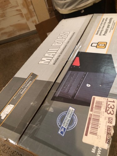 Mail Boss Locking security Post Mount Mailbox 7506 In Black - Picture 14 of 20