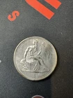 Vintage Seated Liberty 1 Troy oz .999 Fine Silver Round Ounce (A)