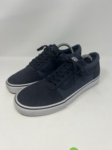 EUC Vans Ward Deluxe Comfort Low Top Sneakers Size 10 Two Tone Blue Off The Wall - Picture 1 of 12