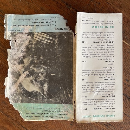 Jack Kerouac Dharma Bums (1958) 1st Ed / 1st Print Viking Press HC + Partial DJ - Picture 11 of 13