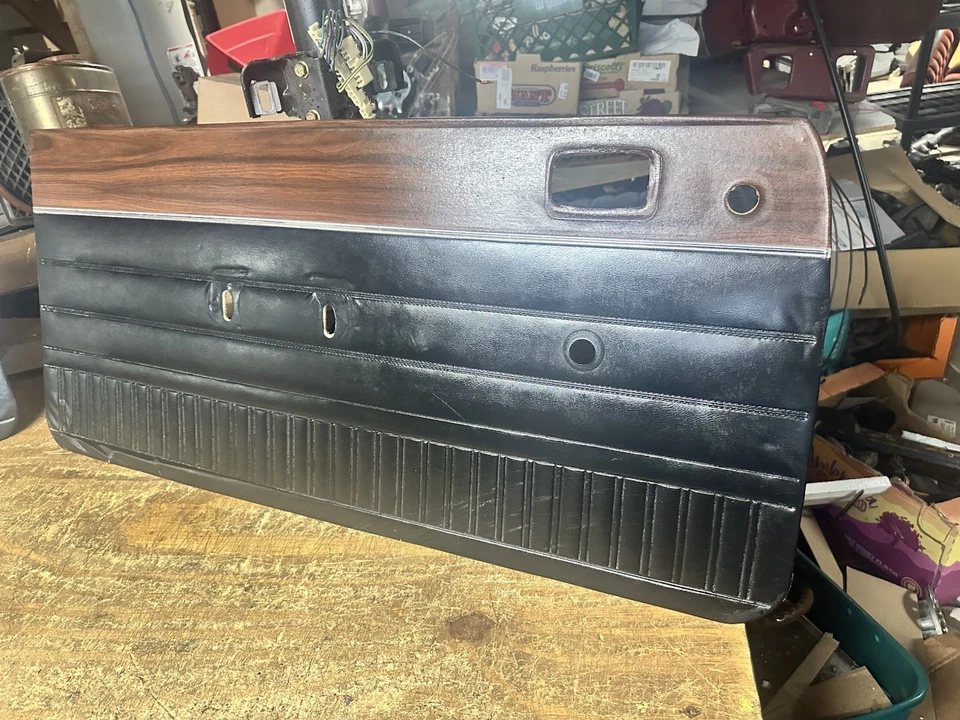 1974 1975 1976 DODGE DART BLACK W/ WOODGRAIN DOOR PANELS - Image 2 of 4
