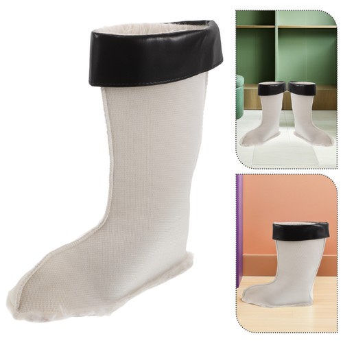  2 Stück Regenstiefel Innenfutter - Ski Schnee Jäger Schuheinlagen dicke Socken Fleece - Bild 4 von 9