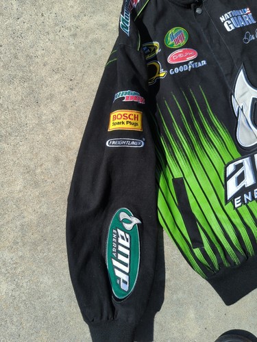 JH Designs Junior Racing Jacket L Dale Earnhardt Jr AMP Energy Mountain Dew M39 - Bild 9 von 12