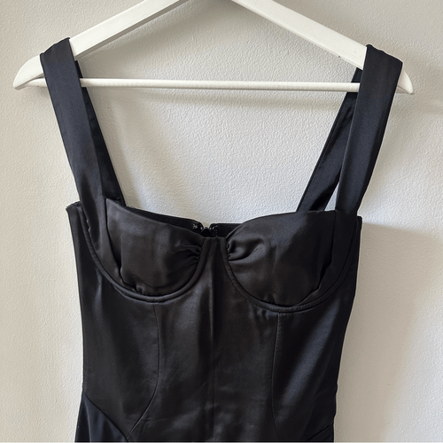 House Of CB Arielle Midikleid schwarz Korsett - Bild 5 von 9