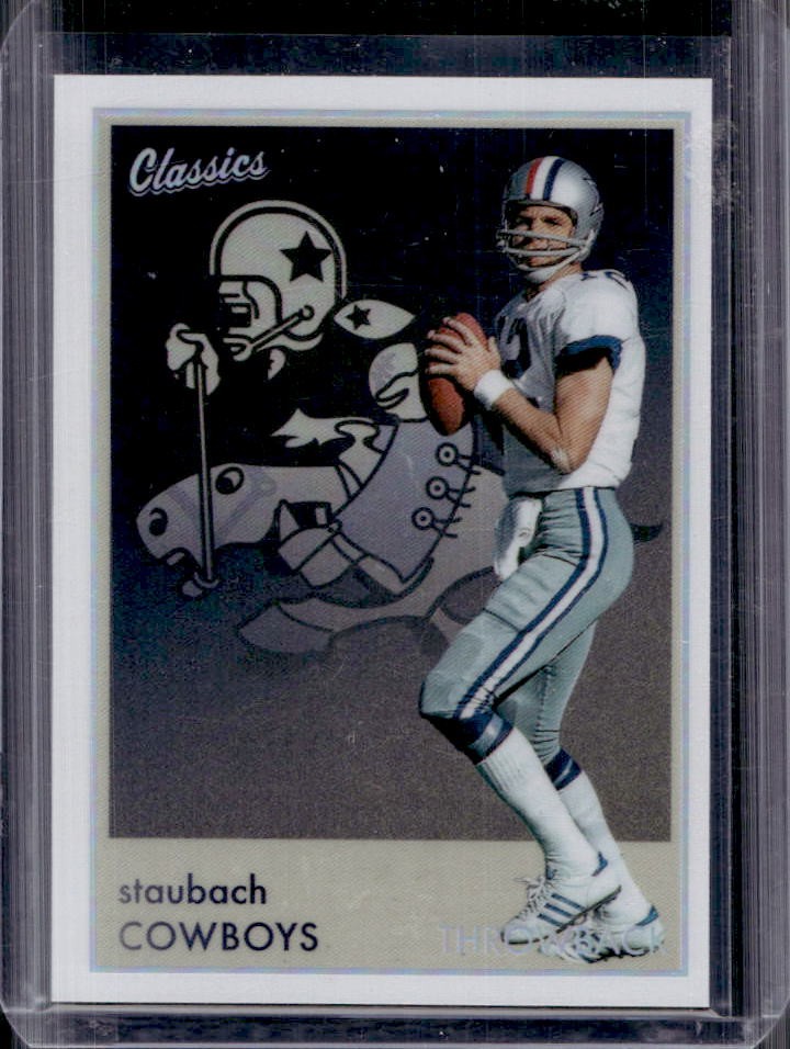 2022 Panini Classics Roger Staubach Team Colors Throwback Edition #TC-5 Cowboys